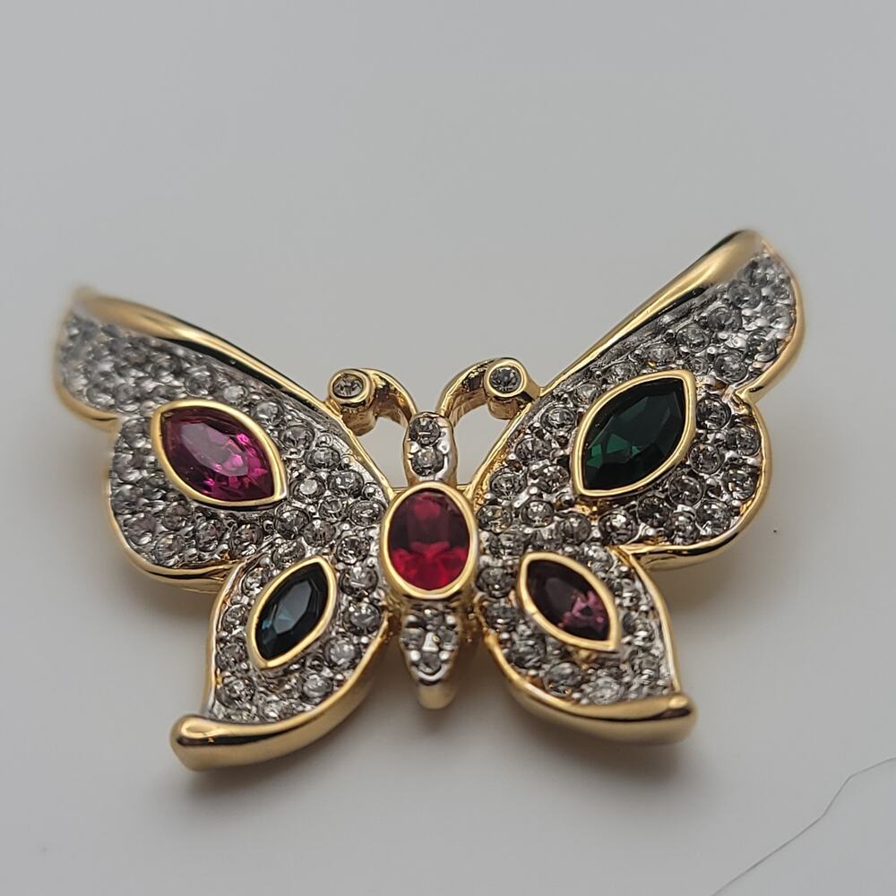 Vintage Weekenders Gold-Tone Butterfly Brooch